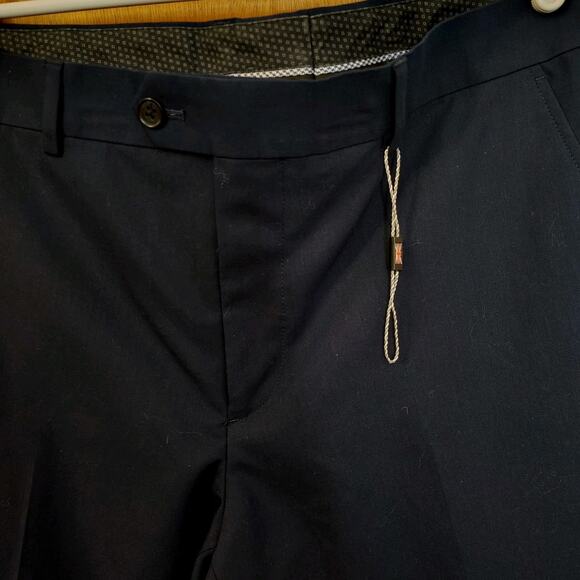 The Savile Row Company Pants Men's Size 34x32 Navy Blue Dress London Career Nice - Picture 2 of 5